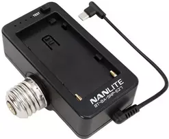 Nanlite NPF baterijos adapteris su E27 galvute