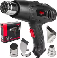 Red Technic ELEKTRINIS ŠILUMOS PISTOLETAS 2 GREIČIAI 4 ANTGALIAI 600C 2000W RTOP0042