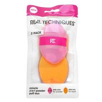 Real Techniques Miracle 2-In-1 Powder Puff Aplikatorius 2 ml Makiažo aplikatorius