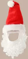 Kalėdų Senelio kepurė su barzda