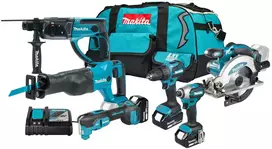 Makita Akumuliatorinių įrankių komplektas DLX6141TX1 18V