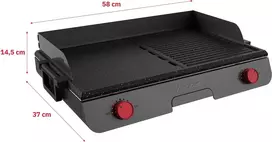 Elektrinis grilius Webber 3000 W 2 zonos temperatūros reguliavimas DT-06 (05DT06)