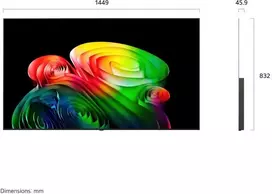 Televizorius LG OLED65B62LA 65" OLED 4K 120Hz WebOS 2026
