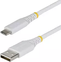 Kabelis USB StarTech USB 2.0 3 m USB A USB C 0,48Gbit/s 15 W Baltas (USB2AC3MBRWH)