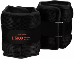 Spokey Rinkinys 2 svarelių riešams arba kulkšnims Active Form 1,5kg (Rinkinys 2 svarelių riešams arba kulkšnims Spokey ACTIVE FORM 1,5kg)