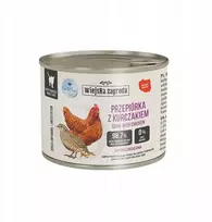 Wiejska Zagroda Konservai katei putpelės su vištiena (suaugusiam) 180g