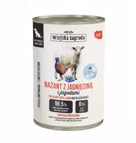 Wiejska Zagroda Konservai šuniui Bażant su ėriena (dorosły) 380g