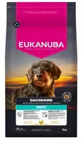 Sausa barība suņiem - Eukanuba pieaugušiem taksas šķirnes suņiem 3kg