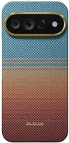 Dėklas PITAKA California Dream 01 Edge Case skirtas Google Pixel 11 Pro XL saulėlydžio spalvos