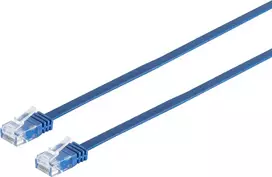 Ethernet jungiamasis kabelis ShiverPeaks Cat6 U/UTP RJ-45 0,5 m mėlynas