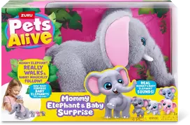 ZURU PETS ALIVE drambliukų mama su mažyliais