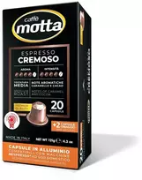 Caffemotta Kavos kapsulės Caffe Motta Cremoso MT73015, 20 + 2 vnt.