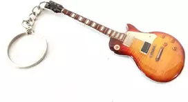 Hobilt Gitaros formos raktų pakabukas Led Zeppelin – Jimmy Page stiliaus