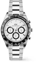 Laikrodis Daniel Wellington Iconic Tachymeter 42 3-Link Baltas Juodas S DW00100948