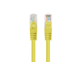 Lanberg Patchcord CAT.5E UTP 2M fluke passed 10-pack, Yellow | PCU5-20CC-0200-Y
