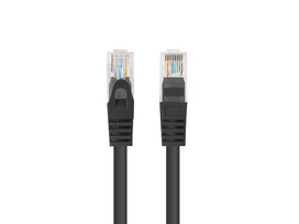 Lanberg Patchcord CAT.6 UTP 0.5M fluke passed 10-pack, Black | PCU6-20CC-0050-BK