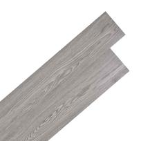vidaXL Grindų lentos Tamsiai pilka 5,02 m² 36 vnt. PVC