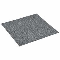 vidaXL Grindų lentos Balta ir pilka 5,11 m² 55 vnt. PVC