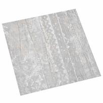 vidaXL Grindų lentos Šviesiai pilka ir balta. 5,11 m² 55 vnt. PVC