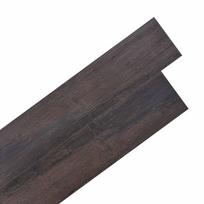 vidaXL Grindų lentos Tamsiai rudas 2,51 m² 18 vnt. PVC