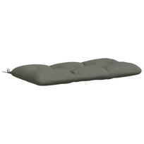 vidaXL Suoliuko pagalvė VIANEN 100% poliesteris Pilka 130 x 60 x 12 cm