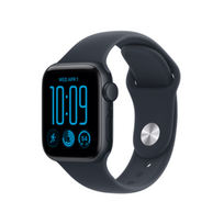 Apple Watch SE 3 GPS 40mm Midnight Aluminium Case with Navy Blue Sport Band - M/L