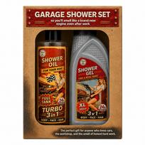 Dovanų rinkinys vyrams "Garage shower set" - dušo želė 500ml ir dušo aliejus 250ml