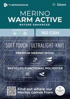 Vyriški marškinėliai THERMOWAVE Merino Warm Active, tamsiai pilki (Dydis: XXL)