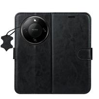 Smart Luxe odinis dėklas skirtas Honor Magic 8 Lite juodas