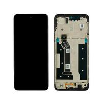 Originalus LCD ekranas su jutikliniu skydeliu ir rėmeliu, skirtas Motorola G35 5G