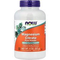 NOW Foods, Magnio citrato gryni milteliai, 8 uncijos (227 g)