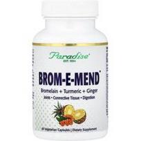 Paradise Herbs, „Brom-E-Mend™“, 60 vegetariškų kapsulių