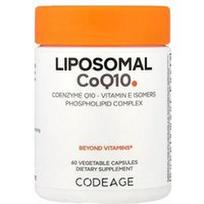 Codeage, Liposominis CoQ10, 60 daržovių kapsulių