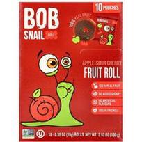 Bob Snail, Vaisių suktinukai, obuolių ir vyšnių skonio, 10 pakelių po 10 g (0,35 uncijos)