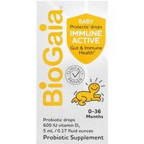 BioGaia, „Baby Protectis®“ lašai, imuninę sistemą stiprinantys, 0–36 mėnesių, 5 ml (0,17 skysčio uncijos)