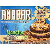 The Anabar, The Protein-Packed Candy Bar®, Monster Cookie Crunch, 12 Bars, 2.39 oz (68 g) Each
