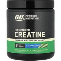 Optimum Nutrition, Mikronizuoti kreatino milteliai, mėlynių limonadas, 360 g