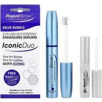 RapidLash, „IconicDuo“, blakstienų ir antakių augimą didinantys serumai, 2 dalių rinkinys