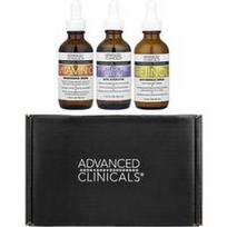 Advanced Clinicals, Serumo rinkinys „Essentials“, 3 dalių rinkinys, po 52 ml (1,75 fl oz)