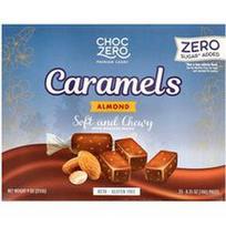 ChocZero, Aukščiausios kokybės saldainiai, karamelės, migdolų, 255 g