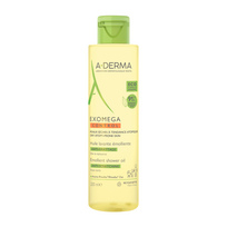 A-DERMA dušo aliejus - emolientas sausai, atopinei veido bei kūno odai EXOMEGA CONTROL 200 ml