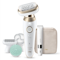 Braun Epilator | Silk-épil 9 Flex SkinSpa SES9-481 3D | Operating time (max) 50 min | Number of power levels 2 | Wet  and  Dry | White/Gold