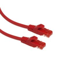 LAN tinklai // Komutaciniai - jungiamieji laidai // Przewód Maclean, Kabel patchcord UTP, Wtyk-wtyk, Cat6, 2m, Czerwony, MCTV-302 R