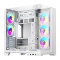 Computer case DarkFlash TH285 PLUS + 8 fans (white)