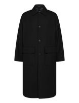 Reiss - Clyde Zip Through Twill Mac - Vilnonis paltas - Juoda