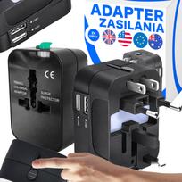 Spausdintuvai, skaitytuvai ir priedai // Skeneriai // Adapter uniwersalny przejściówka gniazda podróżna 240 v wielofunkcyjna usb er1047