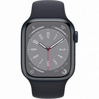Išmanusis laikrodis Apple  Watch Series 8 GPS 41mm Midnight Aluminium Case with Midnight Sport Band - Regular Midnight Aluminium