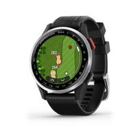 Išmanusis laikrodis Garmin  Approach S44 Silver Aluminium Bezel with Black Silicone Band