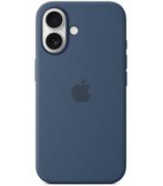 Originalus mėlynas "Silicone Magsafe Cover" dėklas Apple iPhone 16 telefonui "MYY23ZM/A"