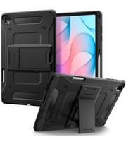 Juodas dėklas Samsung Galaxy Tab S12 Plus 12.6 planšetei "Spigen Tough Armor Pro"